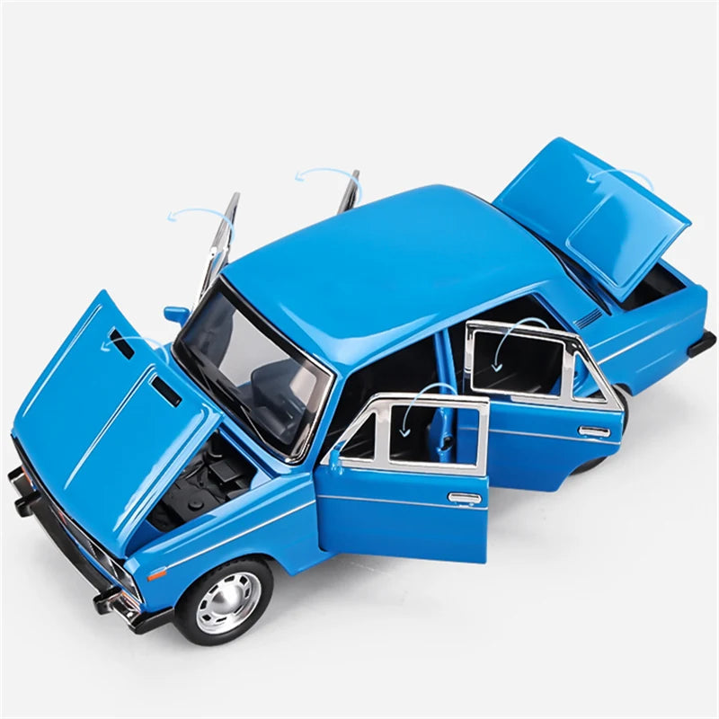 1/24 Diecast Classic Police Car Model Alloy Toy by HitMyNeed