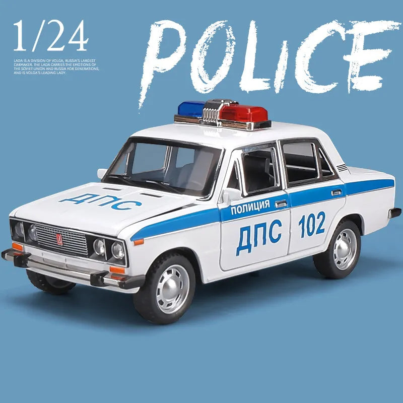 1/24 Diecast Classic Police Car Model Alloy Toy police by HitMyNeed