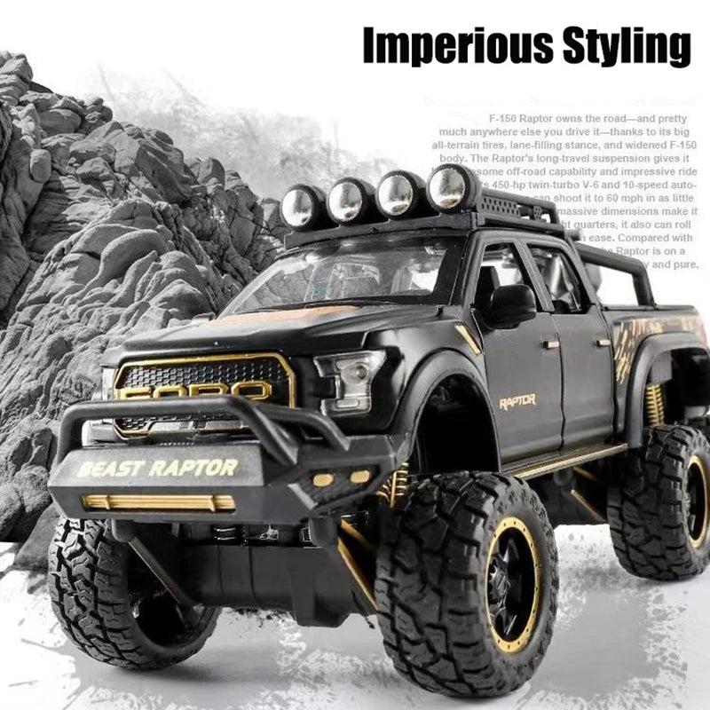 1:24 Diecast Raptor Off-Road Alloy Model Car by HitMyNeed
