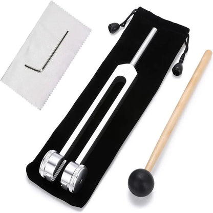 128 Hz Weighted Tuning Fork Set for Sound Therapy by HitMyNeed