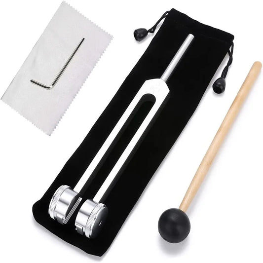 128 Hz Weighted Tuning Fork Set for Sound Therapy by HitMyNeed