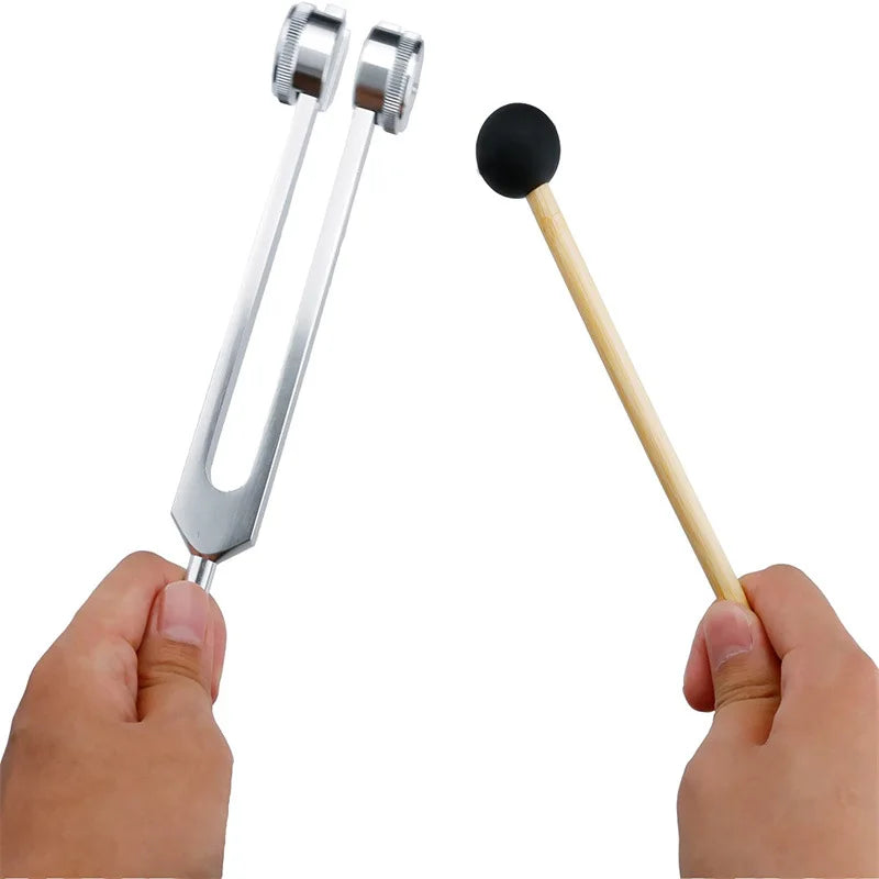 128 Hz Weighted Tuning Fork Set for Sound Therapy by HitMyNeed