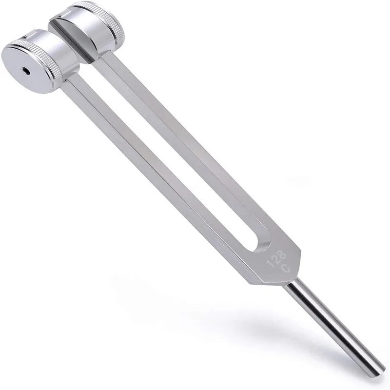 128 Hz Weighted Tuning Fork Set for Sound Therapy by HitMyNeed