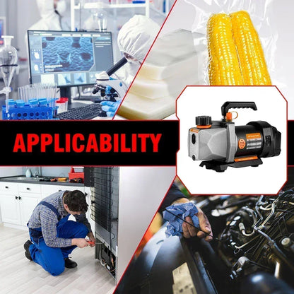 1/2HP 7CFM Cordless Refrigerant Vacuum Pump 18V by HitMyNeed