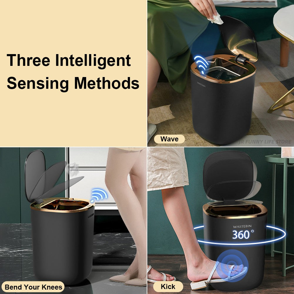 12L Bathroom Smart Sensor Trash Can by HitMyNeed