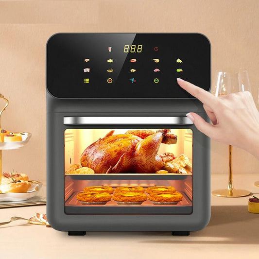 12L Electric Air Fryer Oven with 360° Hot Air Circulation by HitMyNeed