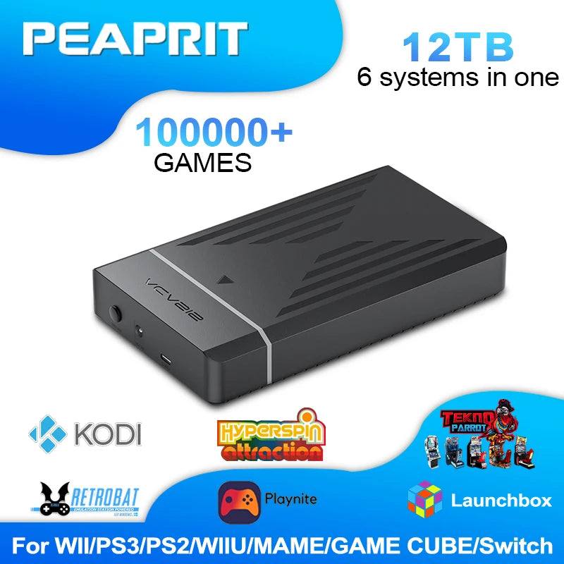 12TB Retro Gaming HDD with 100,000+ Games for Windows by HitMyNeed