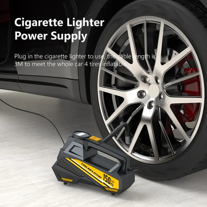 12V 150 PSI Corded Car Air Pump with LED Light by HitMyNeed