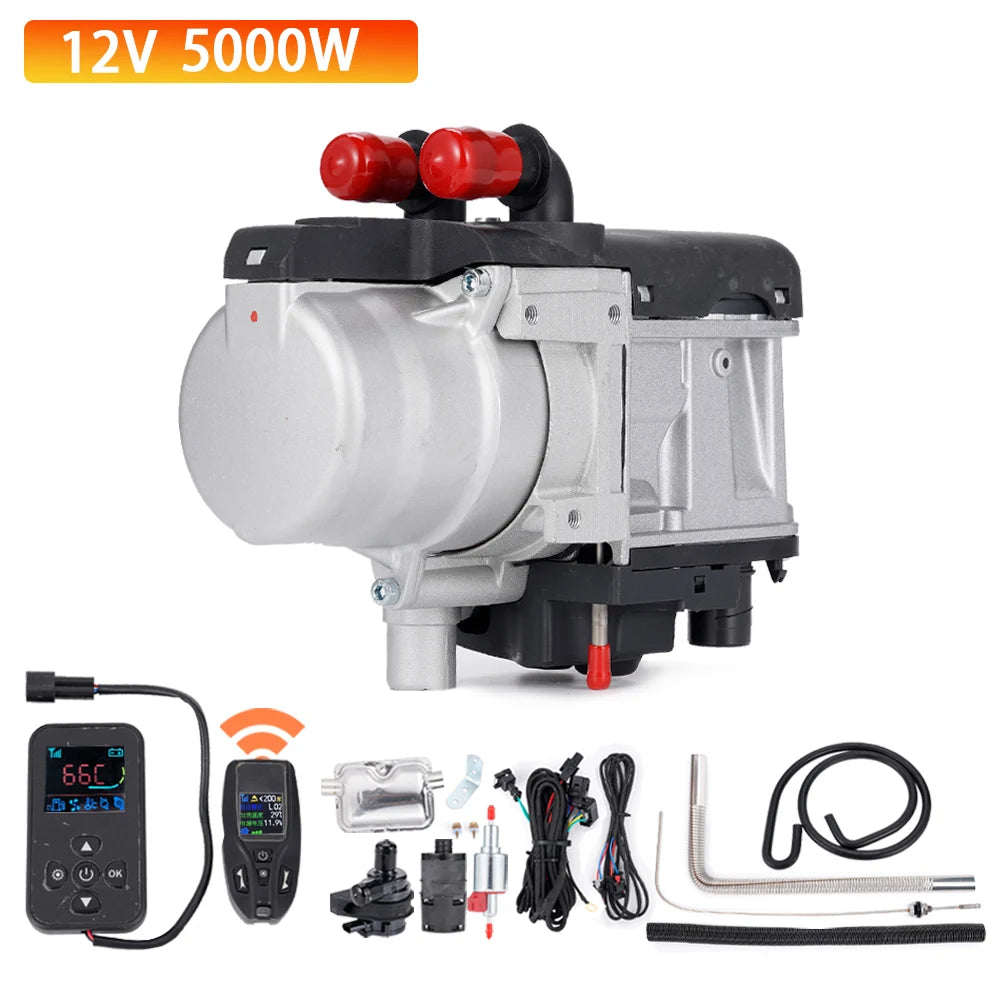 12V 5kW Diesel/Gasoline Engine & Cabin Parking Heater by HitMyNeed