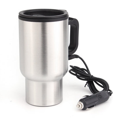 12V Car Heated Travel Mug Thermos 450ml by HitMyNeed