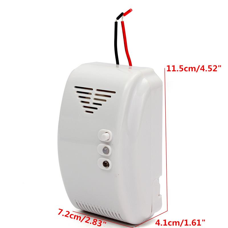 12V Combustible Gas Leak Detector Alarm for Home & RV by HitMyNeed