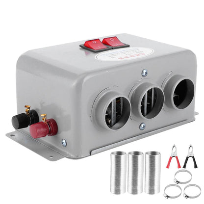 12V Compact 3-Hole Car Heater 600-800W by HitMyNeed