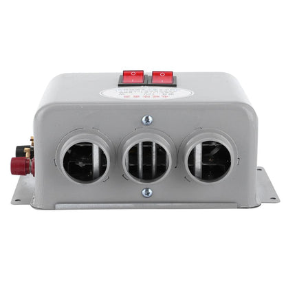12V Compact 3-Hole Car Heater 600-800W by HitMyNeed