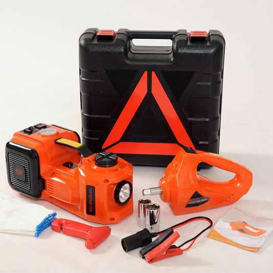 12V Electric Hydraulic Floor Jack Set with Wrench by HitMyNeed