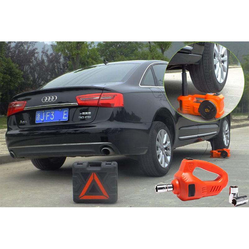 12V Electric Hydraulic Floor Jack Set with Wrench by HitMyNeed