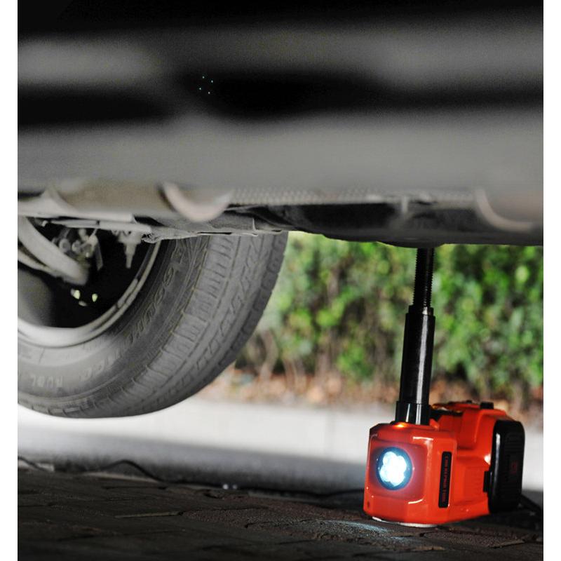 12V Electric Hydraulic Floor Jack Set with Wrench by HitMyNeed
