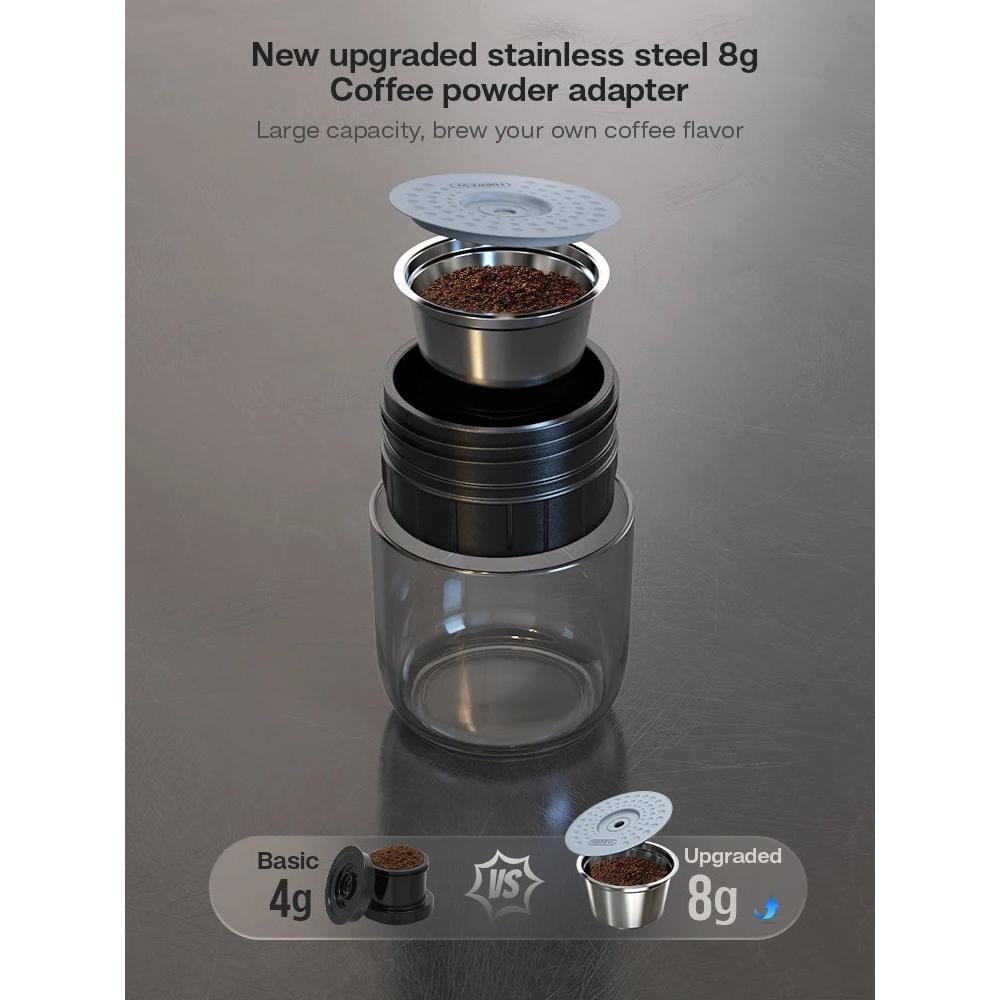 12V Portable Espresso Coffee Maker for Car & Home by HitMyNeed