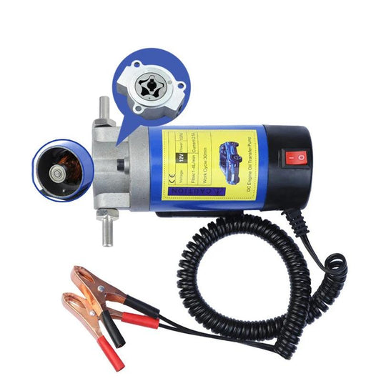 12V Portable Oil Transfer Pump 1-4L/min by HitMyNeed