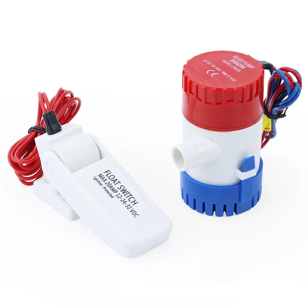 12V Submersible Marine Bilge Pump with Float Switch 12v-750gph by HitMyNeed