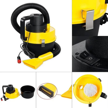 12V Wet & Dry Car Vacuum Cleaner & Inflator by HitMyNeed