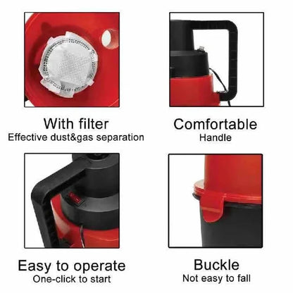 12V Wet & Dry Car Vacuum Cleaner & Inflator by HitMyNeed