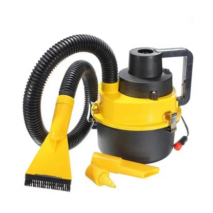 12V Wet & Dry Car Vacuum Cleaner & Inflator yellow by HitMyNeed