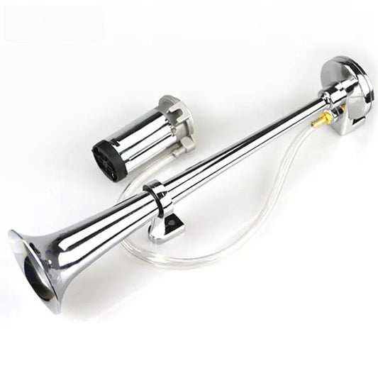 12V/24V 17" 150dB Single Trumpet Car Air Horn 12v by HitMyNeed