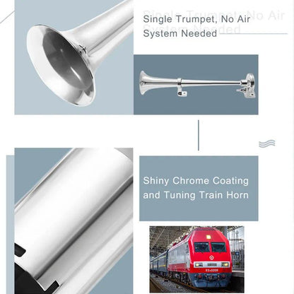 12V/24V 17" 150dB Single Trumpet Car Air Horn by HitMyNeed