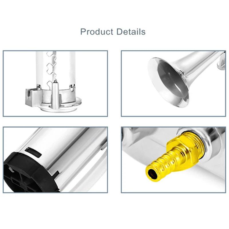 12V/24V 17" 150dB Single Trumpet Car Air Horn by HitMyNeed