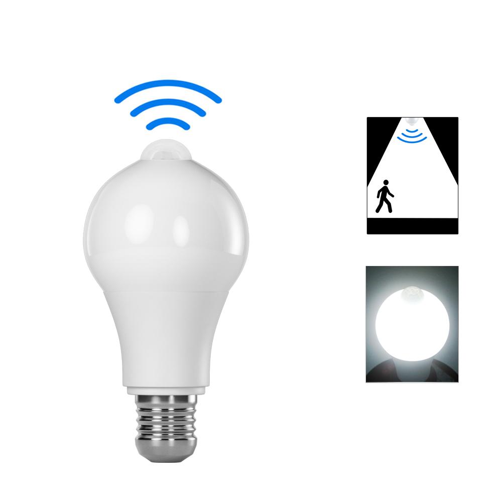12W E27 PIR Motion Sensor Dusk to Dawn LED Bulb by HitMyNeed