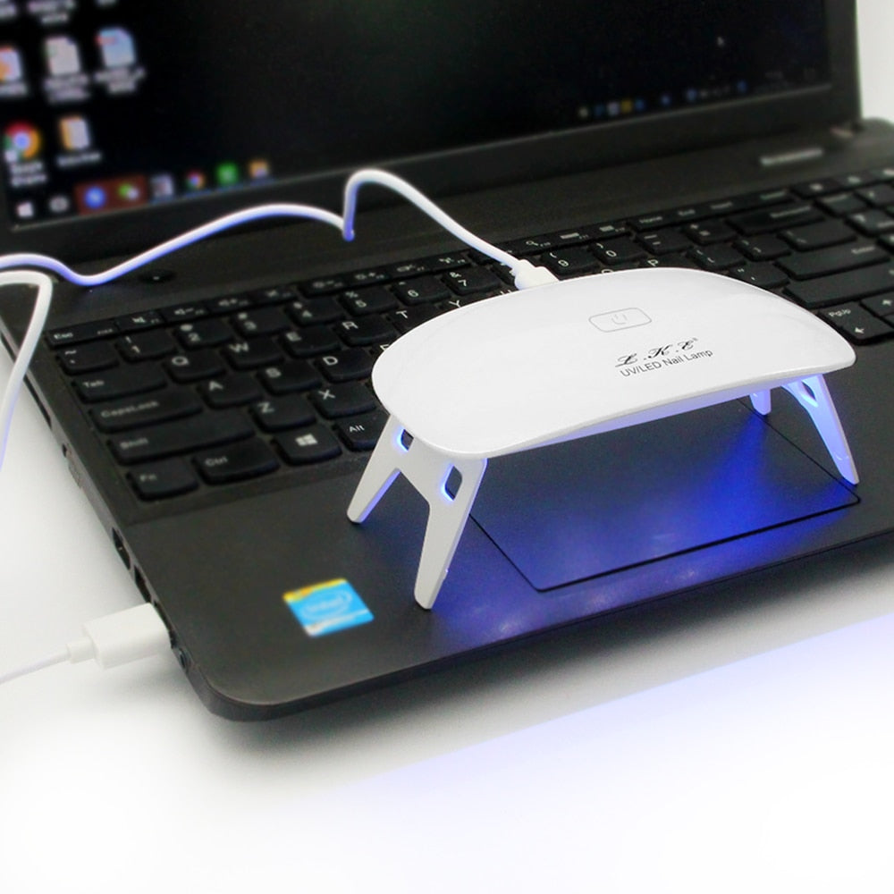 12W UV LED Nail Lamp Dryer for Gel Nails by HitMyNeed