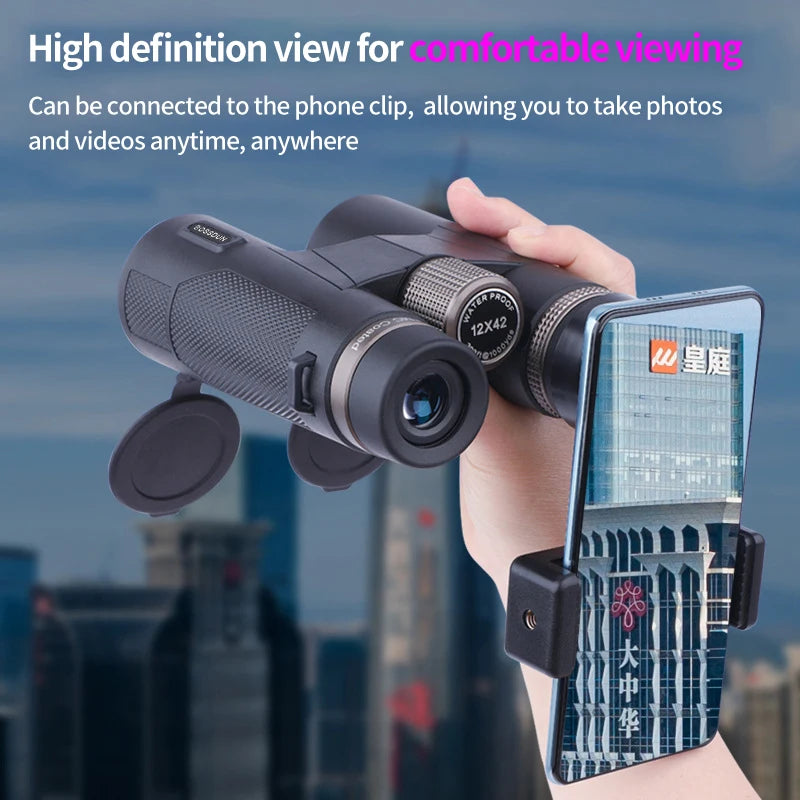 12x42 ED Binoculars BAK4 Prism IP67 Waterproof by HitMyNeed