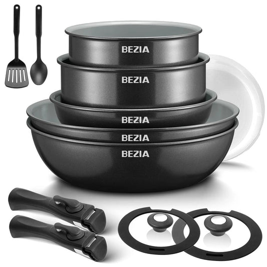 13-Piece Induction Ceramic Nonstick Cookware Set by HitMyNeed