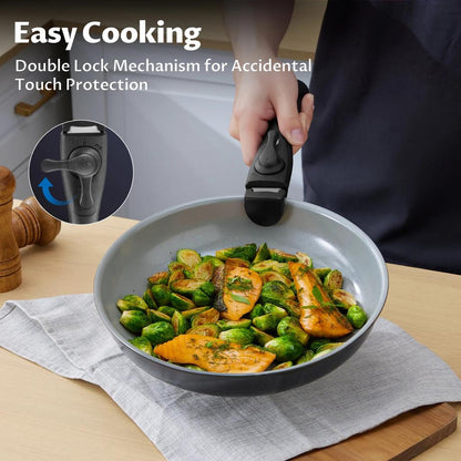 13-Piece Induction Ceramic Nonstick Cookware Set by HitMyNeed