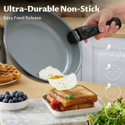13-Piece Induction Ceramic Nonstick Cookware Set by HitMyNeed