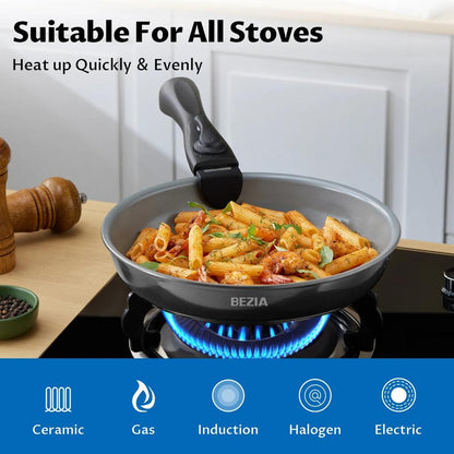 13-Piece Induction Ceramic Nonstick Cookware Set by HitMyNeed