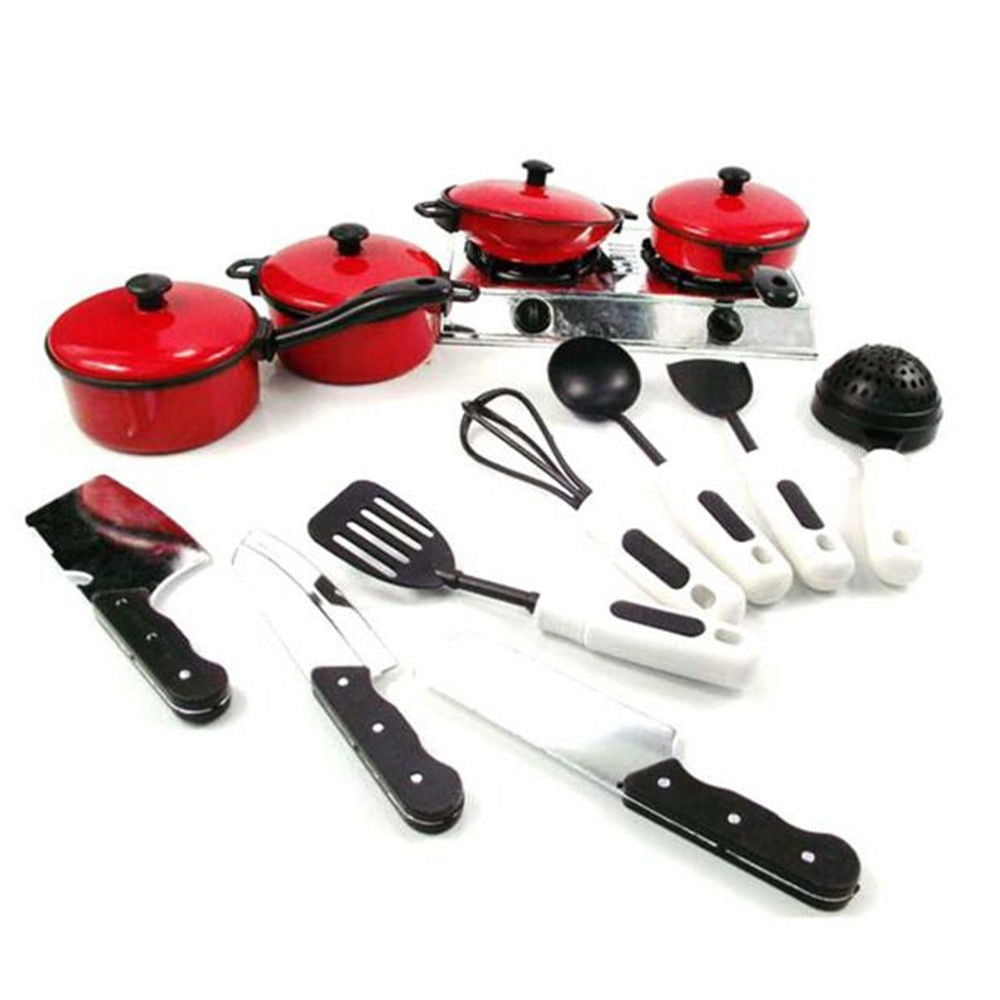 13-Piece Toy Cooking Set for Kids by HitMyNeed