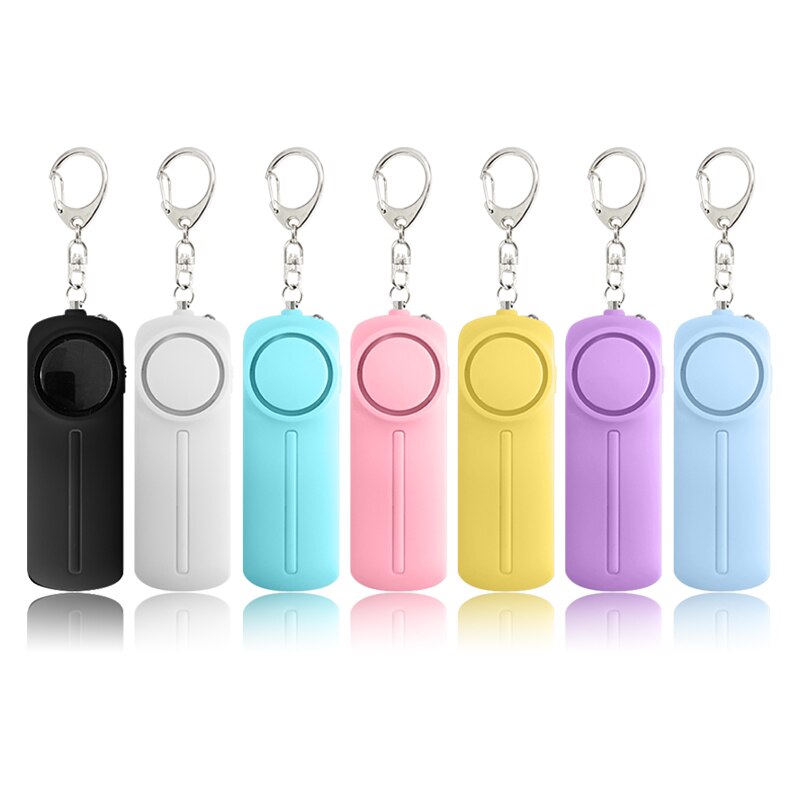 130dB Personal Security Alarm Keychain with LED Light by HitMyNeed