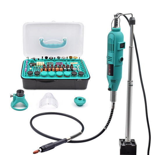 130W Electric Hand Drill with Flex Shaft, 30000 RPM by HitMyNeed