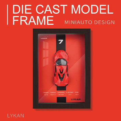1:32 Alloy Sports Car Frame 3D Wall Model e1 by HitMyNeed