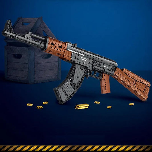 1366-Piece AK47 Rifle Building Block Model Toy by HitMyNeed