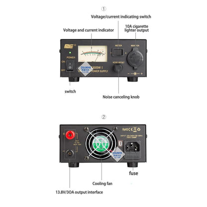 13.8V 30A Switching DC Power Supply for Radios by HitMyNeed
