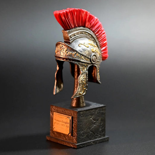 13cm Ancient Roman Helmet Resin Decor Model LTCP-177 by HitMyNeed