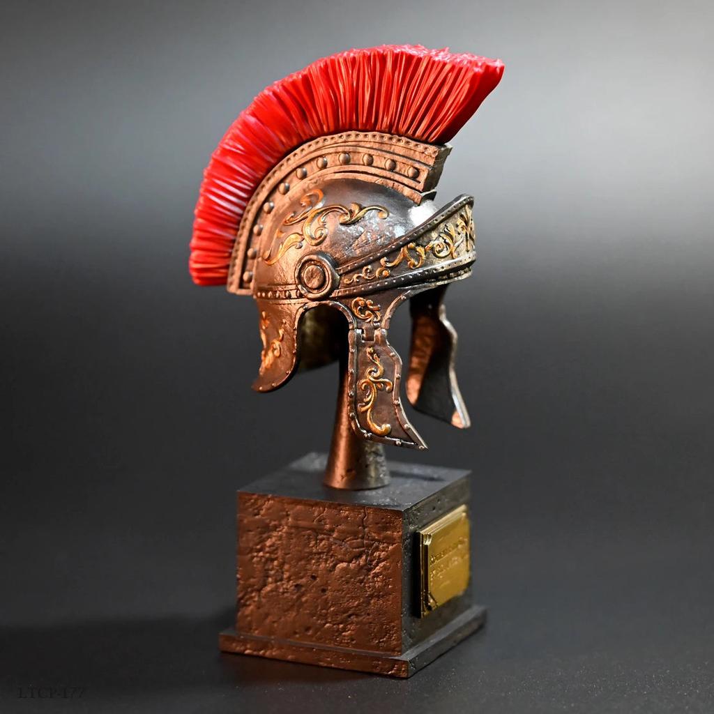 13cm Ancient Roman Helmet Resin Decor Model LTCP-177 by HitMyNeed