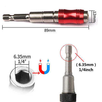 1/4" Hex Magnetic Bit Holder Drill Extension Rod by HitMyNeed