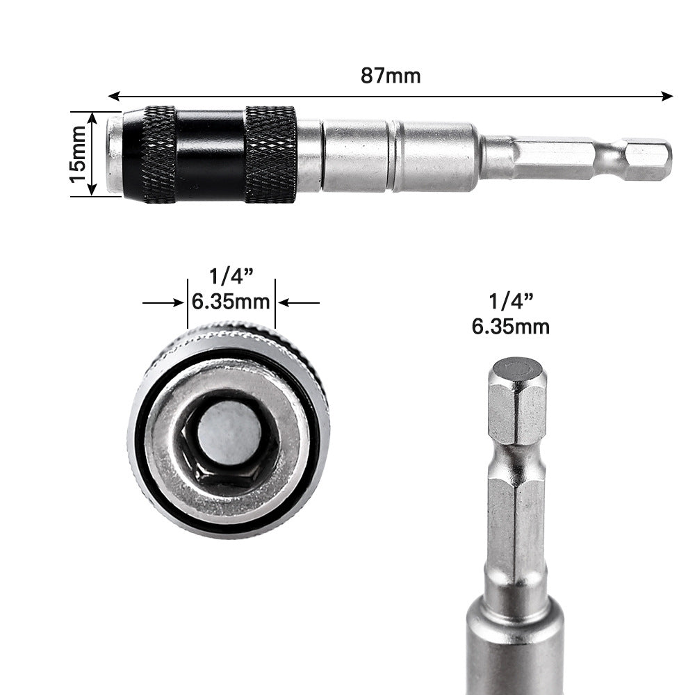 1/4" Hex Magnetic Pivot Screwdriver Bit Holder 90mm by HitMyNeed