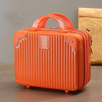 14 inch Mini Travel Makeup Suitcase with Lock 15.0 by HitMyNeed