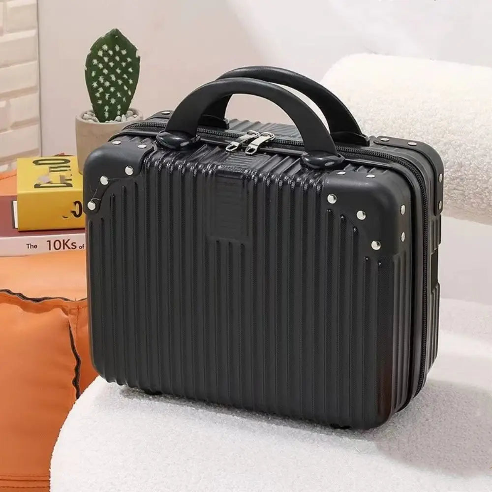 14 inch Mini Travel Makeup Suitcase with Lock 1.0 by HitMyNeed