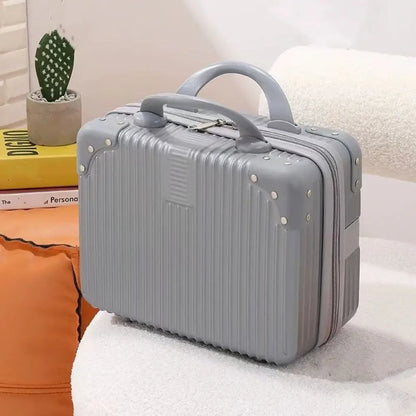14 inch Mini Travel Makeup Suitcase with Lock 5.0 by HitMyNeed