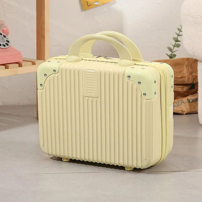 14 inch Mini Travel Makeup Suitcase with Lock 9.0 by HitMyNeed